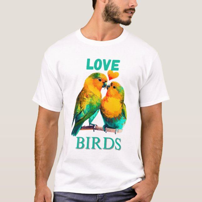 LOVE BIRDS T SHIRT (Framsida)