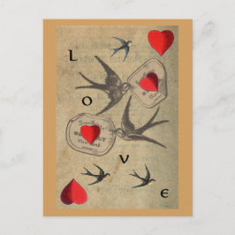 Love birds vykort