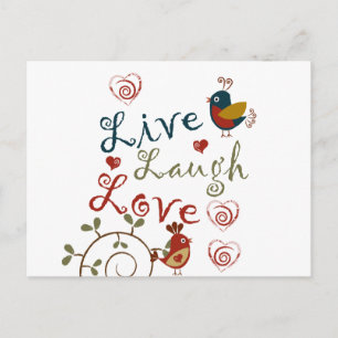 Love birds vykort