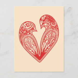 Love birds vykort