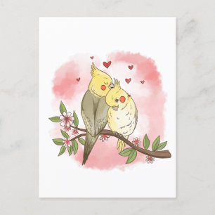 Love birds vykort