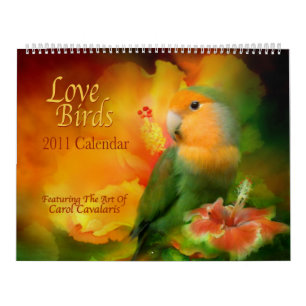 Love birdskonstkalender 2011 kalender