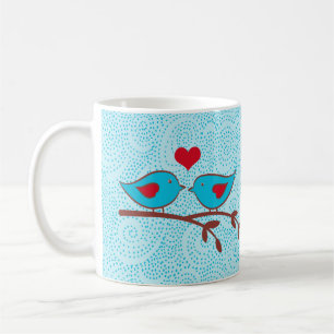 Love birdsmugg kaffemugg