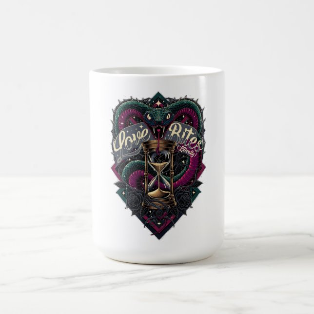 Love Bites (Literally) T-Shirt | Venomous Valentin Kaffemugg (Center)