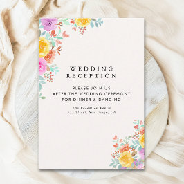Love Blossoms in Spring Wedding Tilläggskort