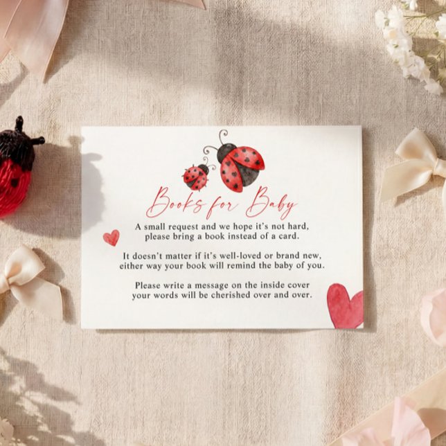 Love Bug Books for Baby Card Tilläggskort (Skapare uppladdad)