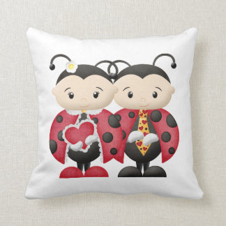 Love Bug Couple 1 - Pillow Kudde