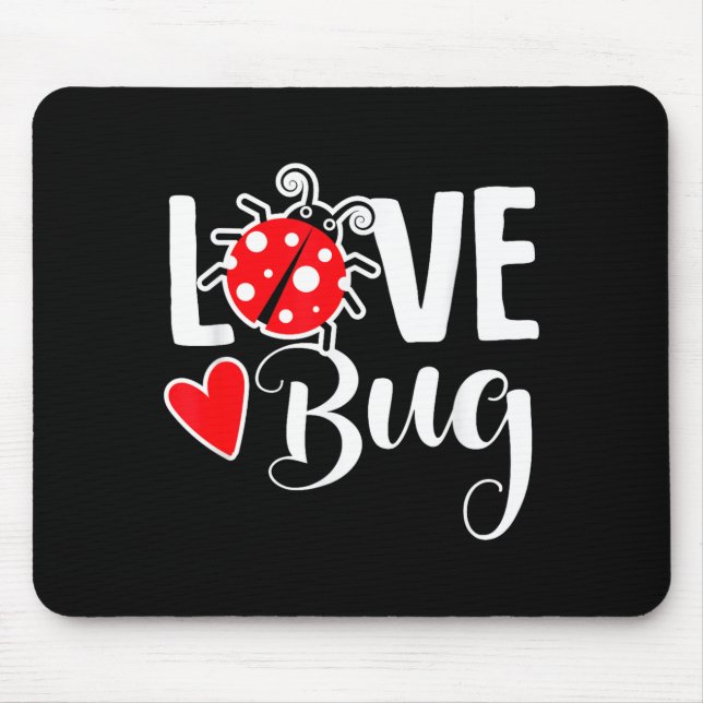 Love Bug Cute Valentine's Day Party Ladybug  Musmatta (Framsidan)