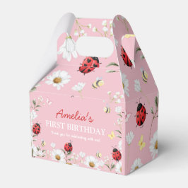 Love Bug Daisy Blommig Födelsedagsfest Presentaskar