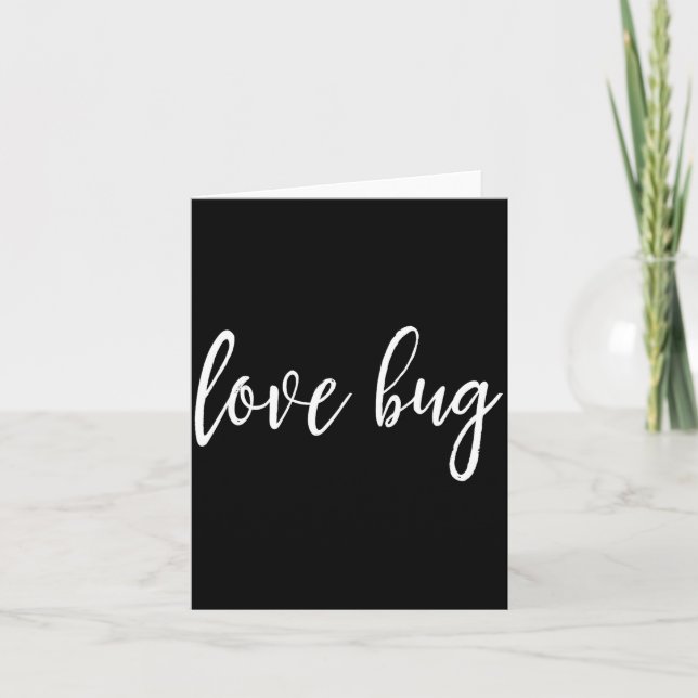 Love Bug For Valentine's Day  Kort (Framsida)