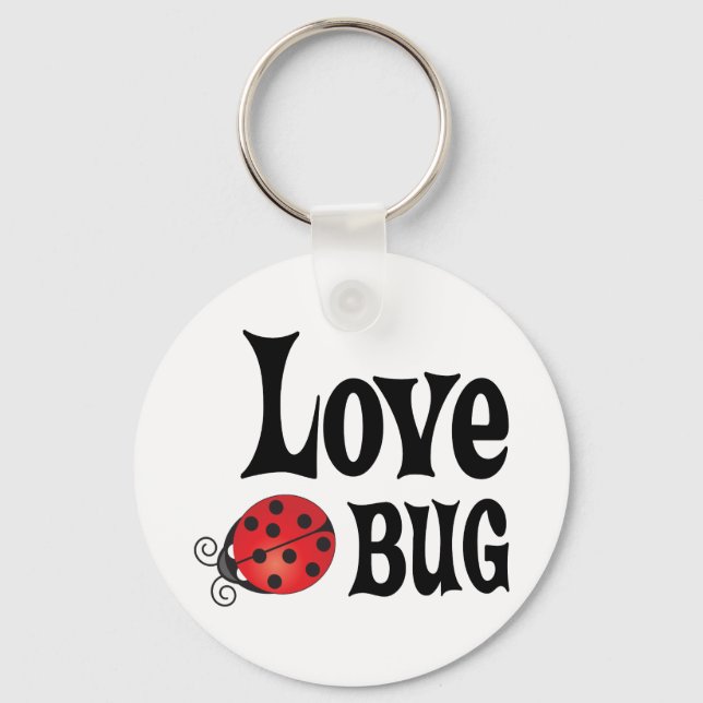 Love Bug - Nyckelpiga Nyckelring (Framsida)