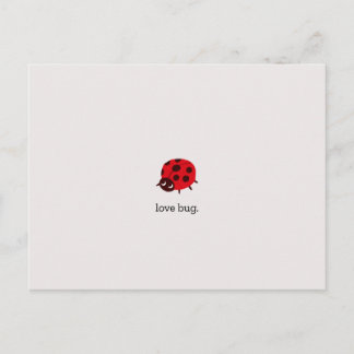 Love Bug Postkarte Vykort