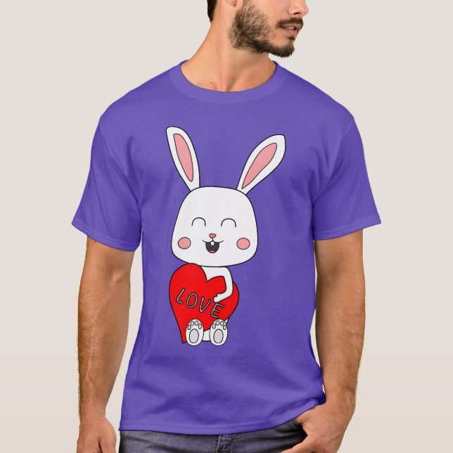 Love Bunny vintage T Shirt (Framsida)