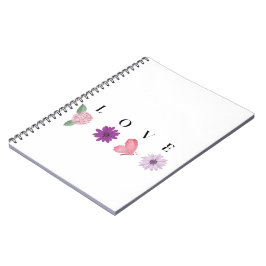 LOVE Butterfly Journal Gift Anteckningsbok