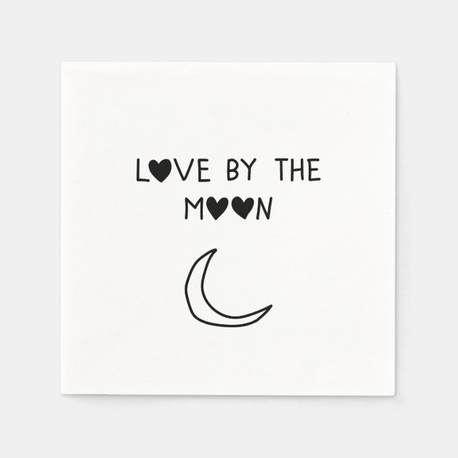 Love By the moon Pappersservett (Framsidan)