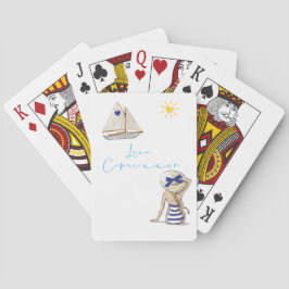 Love, Capri xxoo Classic Playing Cards Casinokort