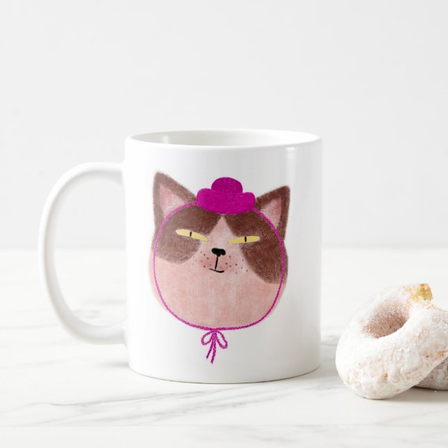 Love Cat Kaffemugg (Med munk)
