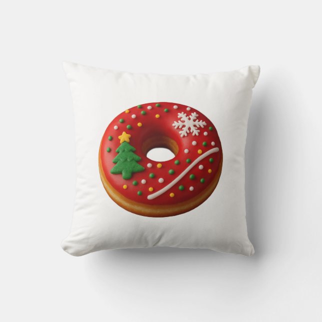 Love Chrismast Donut Throw Pillow Kudde (Framsida)