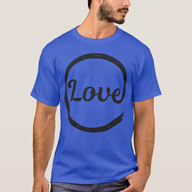 Love circle faith be love loving family t shirt (Framsida)