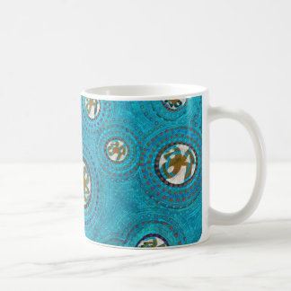 LOVE CIRCLES AND LINES OF SONG-BLUE COFFEE KAFFEMUGG