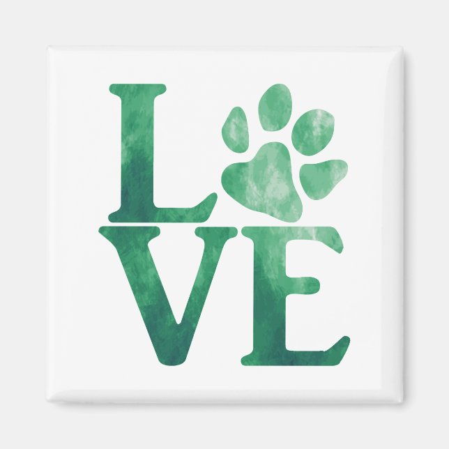 Love Classic Green Magnet (Framsidan)