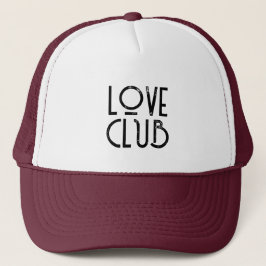 Love Club Hat for Bachelorette, Bridesmaid Keps