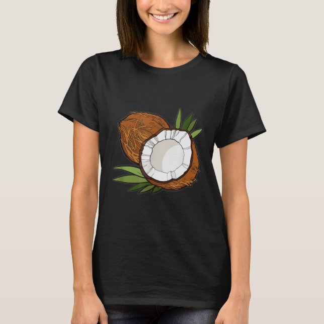 Love Coconut Women Shirt Coconut Lovers For Kids A T Shirt (Framsida)
