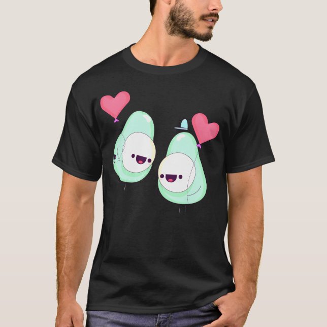 love couple retro t shirt (Framsida)