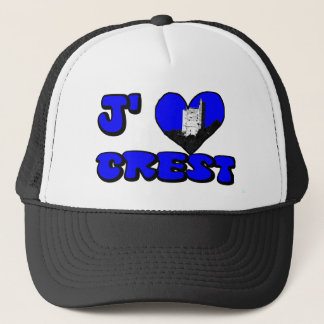 Love Crest blue Truckerkeps