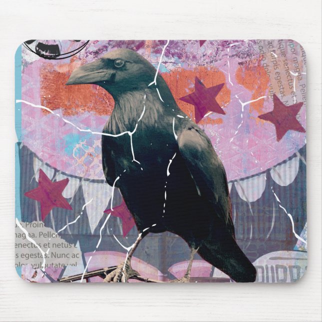 Love crows & little artistic edge crow mouse pad? musmatta (Framsidan)