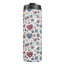 Love & Crystals | Crystal Hearts Termiska Tumblar