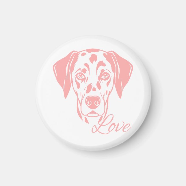 Love Dalmata Magnet (Framsidan)