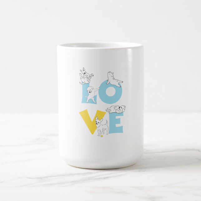 love dog kaffemugg (Center)