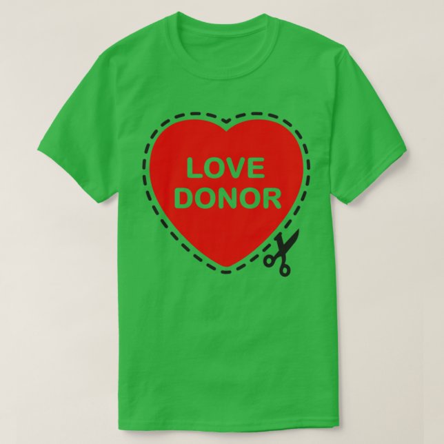 Love Donor T Shirt (Design framsida)