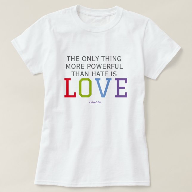 LOVE (double sided) - A MisterP Shirt T (Design framsida)