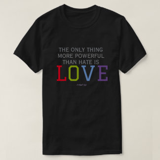 LOVE (double sided) (dark) - A MisterP Shirt T