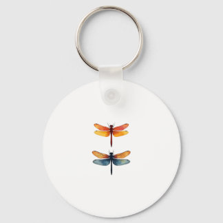 Love Dragonflies child small simple Minimalist Dra Nyckelring