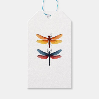 Love Dragonflies child small simple Minimalist Dra Presentetikett