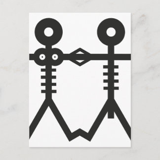 Love Eternal Skeletons Ikon 2007 Konst Vykort