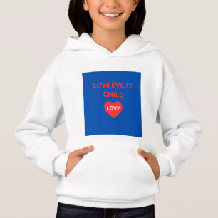 Love Every Child Kids Tröja – Hjärtat Inspirerande
