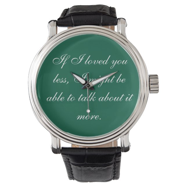Love expression (green) armbandsur (Framsida)