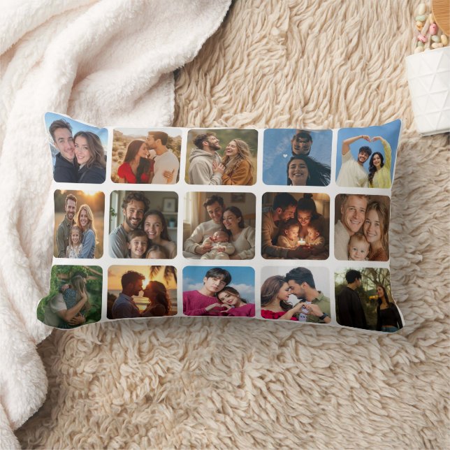 Love & Family Personalized Pillow – Perfect Gift Lumbarkudde (Filt)