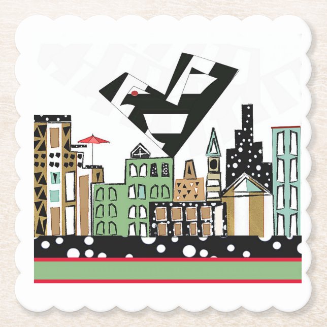 LOVE FÅR I STADEN UNDERLÄGG PAPPER (Framsida)