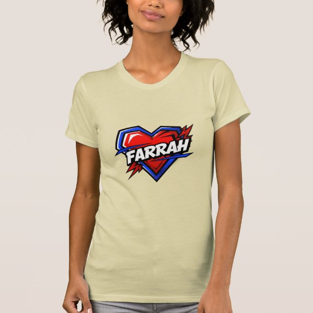 Love Farrah T Shirt (Framsida)