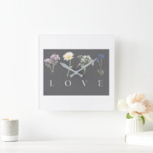 LOVE Floral  – Romantiskt Botaniskt Tryck