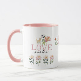 Love, Flowers and Kitten Beautiful Mug Mugg
