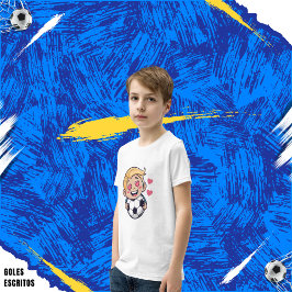 Love for soccer kawaii anime design t shirt