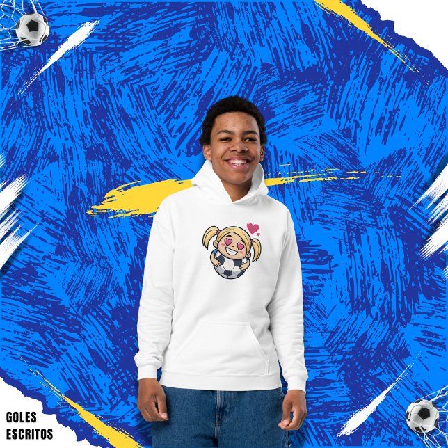 Love for soccer kawaii anime design t shirt (Skapare uppladdad)