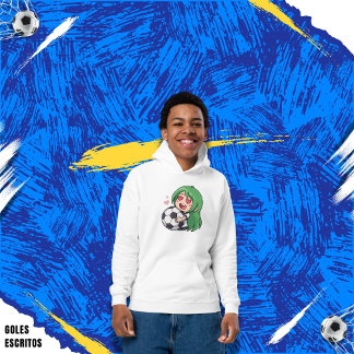 Love for soccer kawaii anime design t shirt