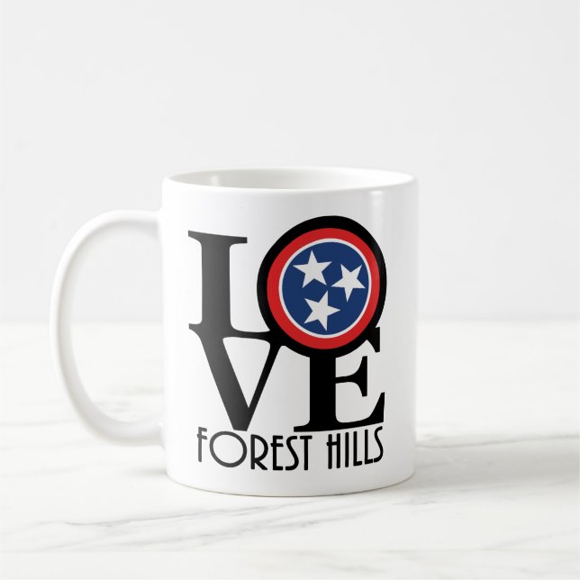 LOVE Forest Hills 11oz Kaffemugg (Vänster)